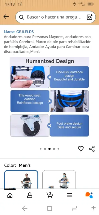 Andador para Mayores y Discapacitados