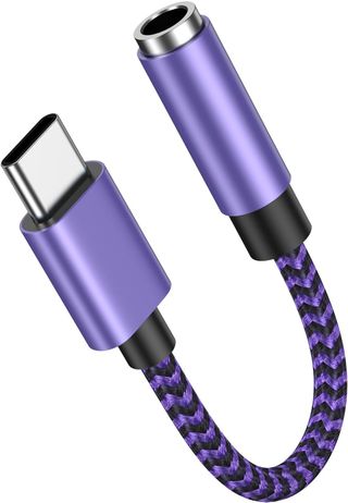Adaptador USB C a Jack 3.5mm para Auriculares Auxi