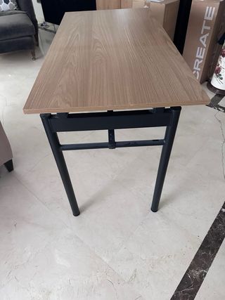 Mesa Escritorio Plegable Madera y Metal