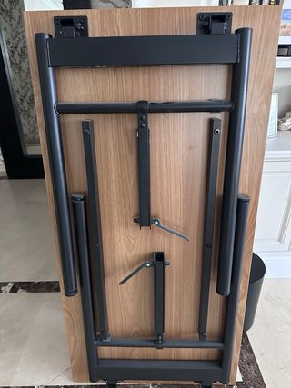 Mesa Escritorio Plegable Madera y Metal