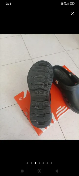 Ciabatte sanitarie nere donna