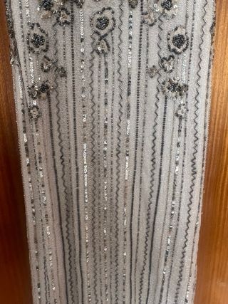 Vestido fiesta Rosa Clará color champagne