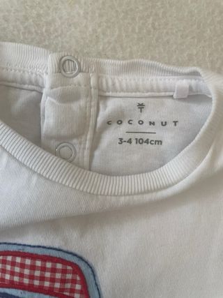 Camiseta Coconut Talla 3-4 años