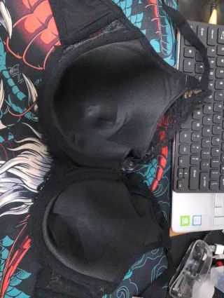 Reggiseno Kiabi Talia 7 coppa D nero