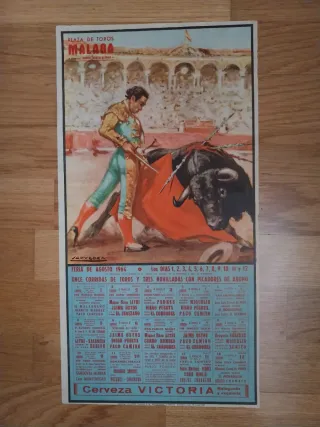 Carteles Toros Málaga Años 60