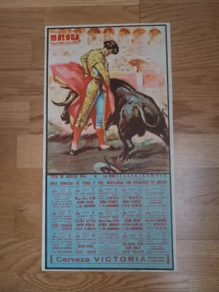 Carteles Toros Málaga Años 60
