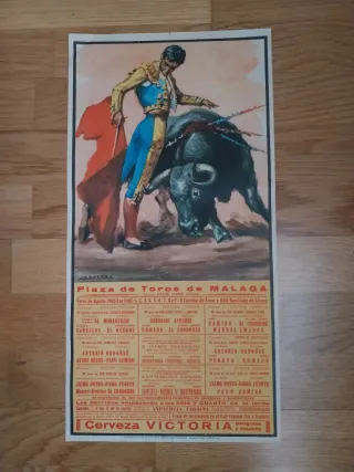Carteles Toros Málaga Años 60