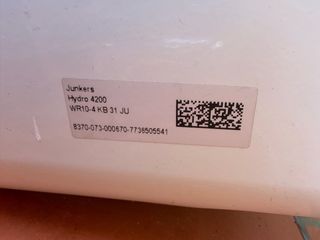 Calentador Junkers Hydro 4200 Blanco