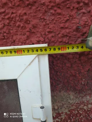 Ventana aluminio con cristal