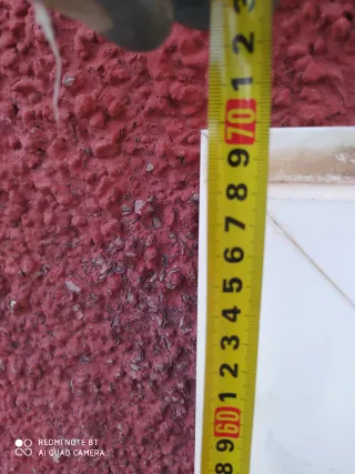 Ventana aluminio con cristal