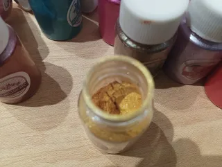 Lote 24 botes micas en polvo alto brillo