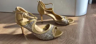 Zapatos Baile Portdance Oro Talla 39 Pro