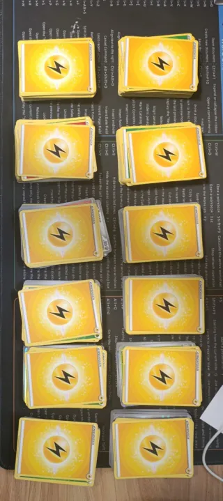 Mazos cartas Pokémon Energía