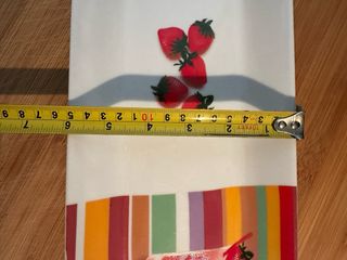 Fuente Rectangular Cerámica Multicolor