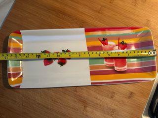 Fuente Rectangular Cerámica Multicolor