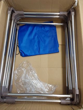 Uten Secadora de Ropa Eléctrica Portátil 1.7m, 1500W Secadora Plegable, Instalación y Almacenamiento Rápido, Capacidad de 15kg,