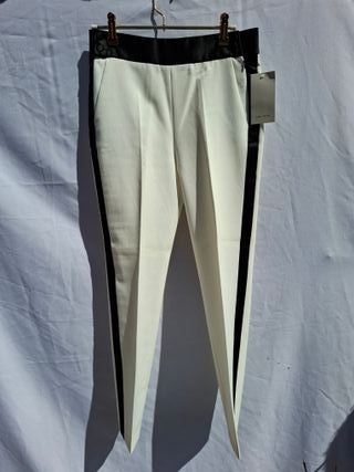 Pantalón Zara Blanco Talla S