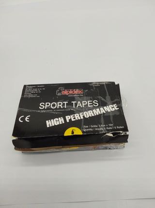 ALPIDEX - Cinta Adhesiva Deportiva (6 Unidades, 3,8 cm x 10 m), articulación, Vendaje no elástico, Balonmano, fútbol Voleibol