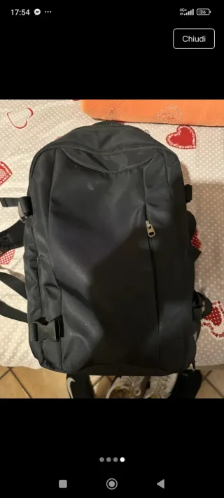 Zaino impermeabile nero