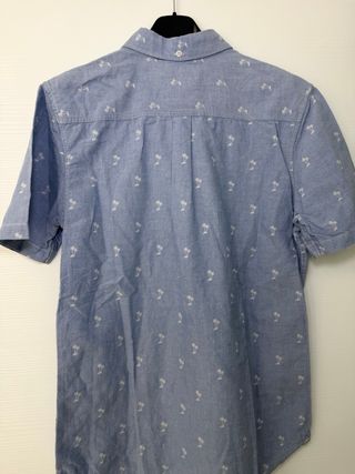 Camicia Vans azzurra con palme taglia S