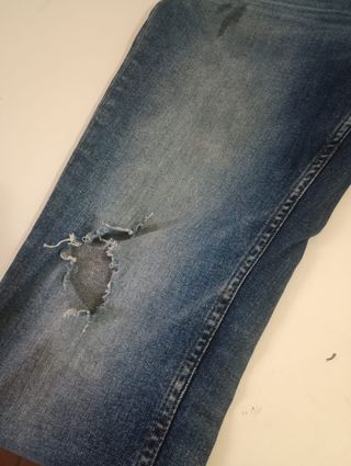Pantalón vaquero recto Denim Talla M