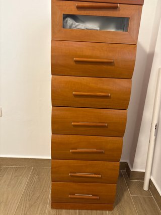 Sinfonier madera maciza 7 cajones