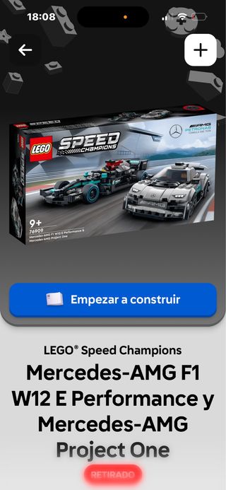 LEGO Speed Champions Mercedes-AMG F1