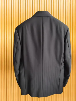 Abito da cerimonia rigato scuro