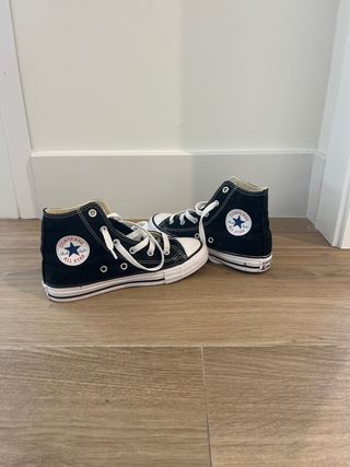 Zapatillas Converse Altas Niños/as Negras talla 33