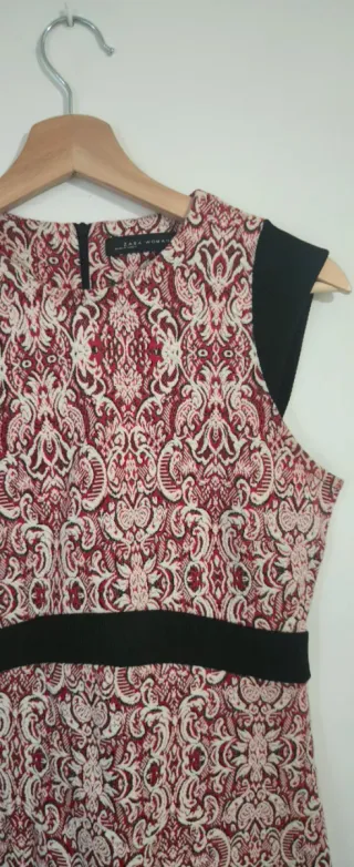 Vestido Zara Estampado Talla M