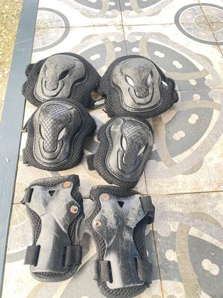 Juego de protecciones para patinar (niño)