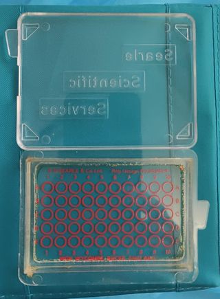 Placa Microtitulación Vintage Searle Scientific