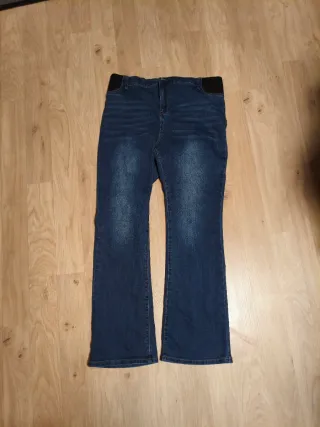 Pantalón vaquero premamá azul