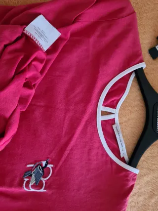 Camiseta Purificación García Talla S Roja