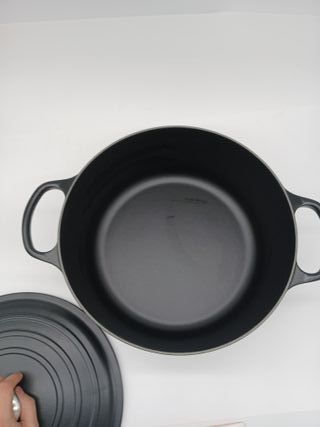 Le Creuset Cocotte Round Cast Iron, 30 cm, 8, 1 L, All Heat Sources Including Induction, Matte Black, 21177300000430