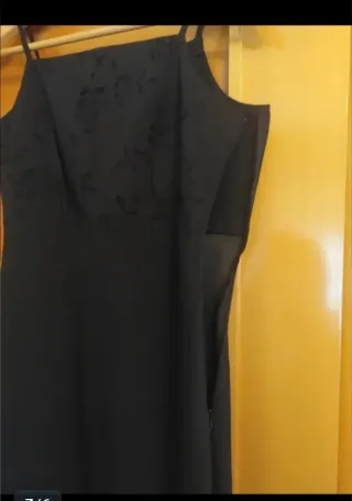 Precioso Vestido negro para eventos
