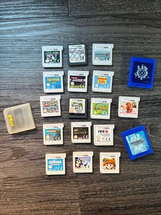 Lote Juegos 3DS y DS con alguna funda