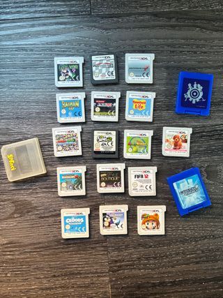 Lote Juegos 3DS y DS con alguna funda