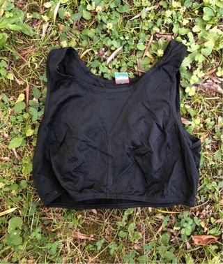 Top crop vintage nero taglia 3