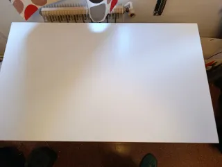Mesa de escritorio blanca Ikea