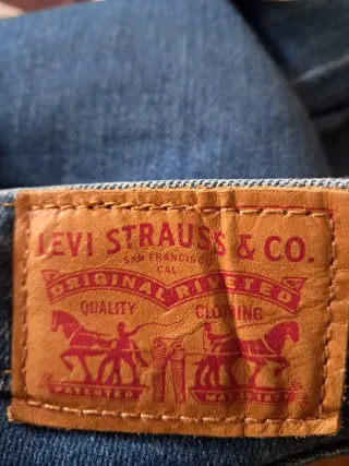 Vaqueros Levi's Straight Azules