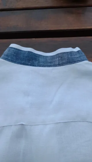 Camisa blanca manga larga