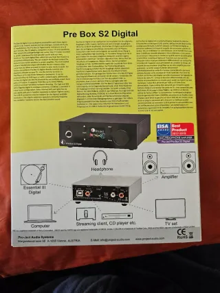 DAC Pro-Ject Pre Box S2 Digital