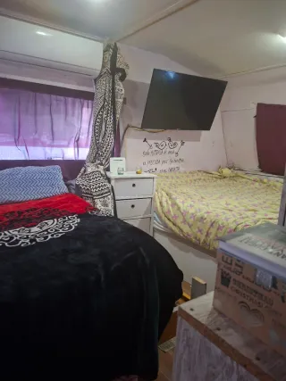 Caravana fija camping