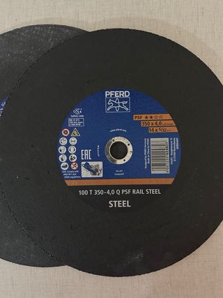 Disco corte PFERD 350x4.0mm Acero Inoxidable