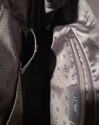 BOLSA ARMANI JEANS AJ ORIGINALE LUCIDA MARRONE GRA