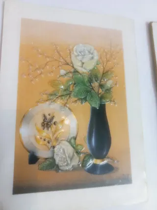 Láminas 3D Relieve Flores