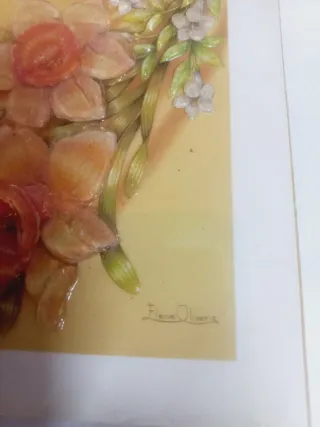 Láminas 3D Relieve Flores