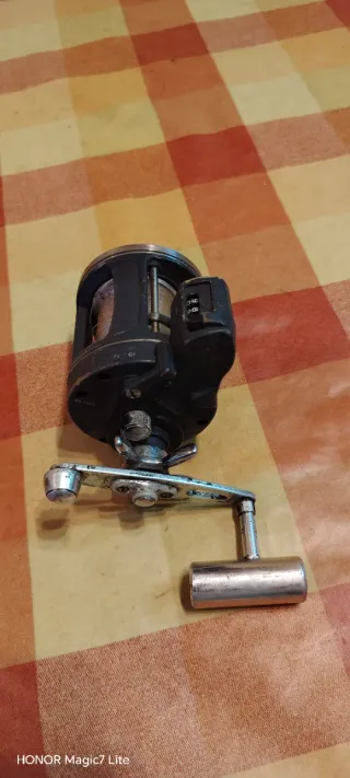 Carrete de pesca vintage