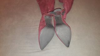 Botas mosqueteras granates T.41